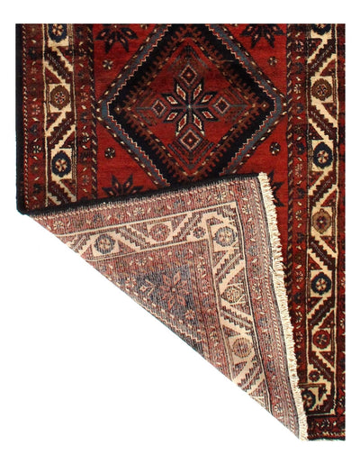 Canvello Antique Bakhtiari Woven Runner Rug - 3'6" x 11'1" - Canvello