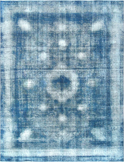 Canvello Antique Blue Overdyed Rug - 9'10" X 13' - Canvello