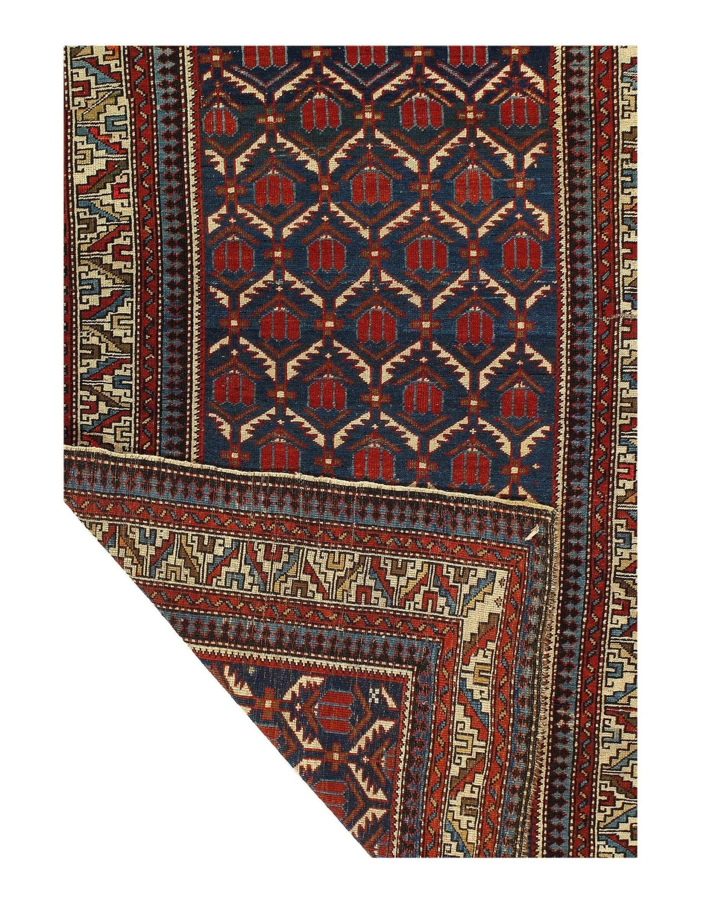 Canvello Antique Caucasian Kazak Rug - 3'11'' x 6' - Canvello