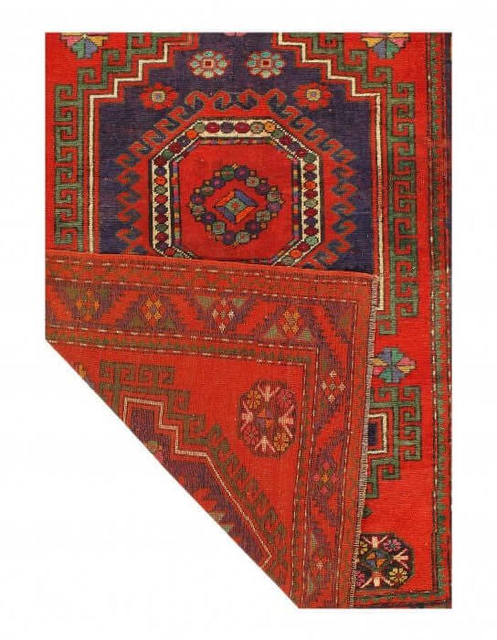 Canvello Antique Caucasian kazak Rug - 4'9'' X 5'11'' - Canvello