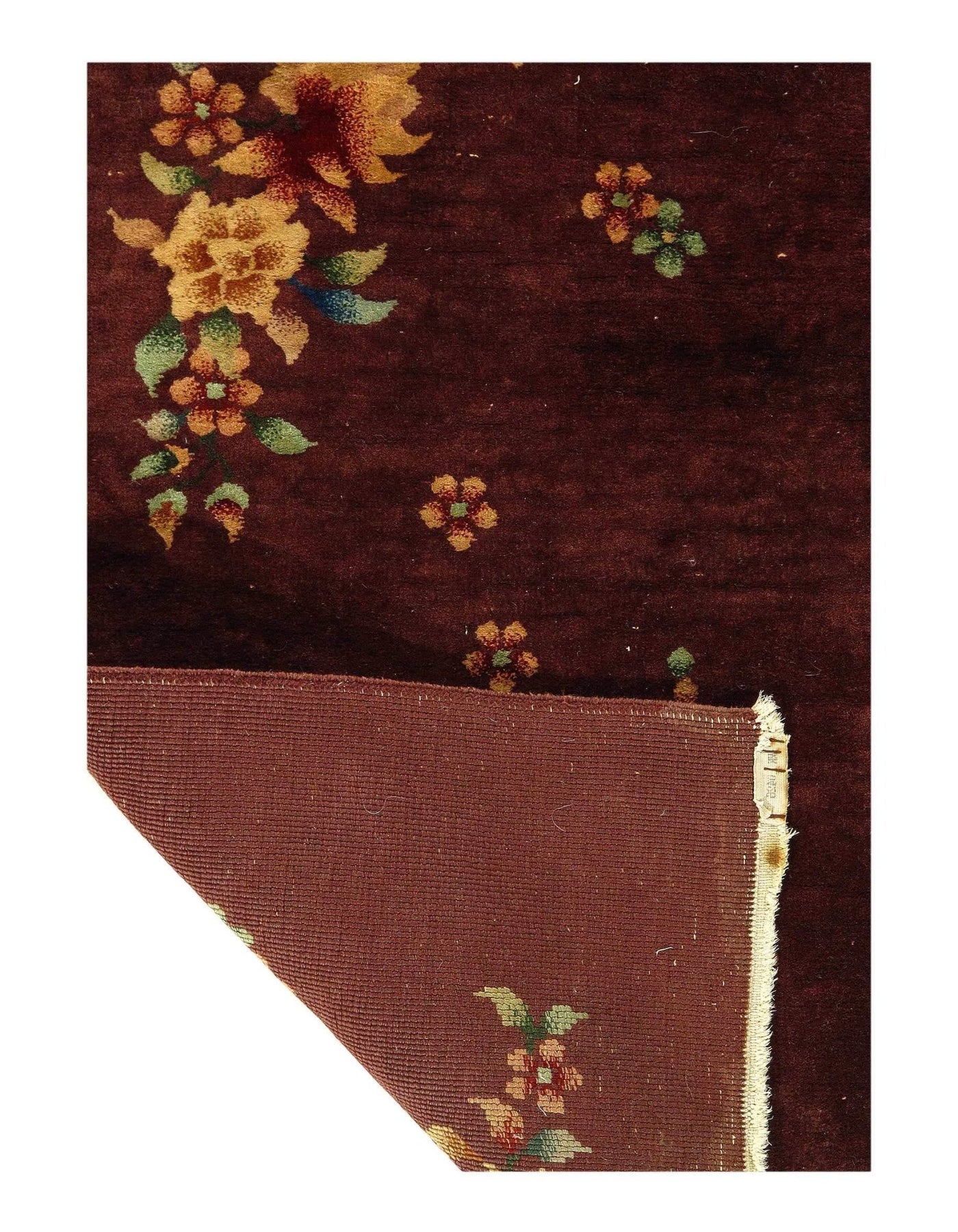 Canvello Antique Chinese Art Deco Bedroom Rug - 2'1'' X 3'11'' - Canvello