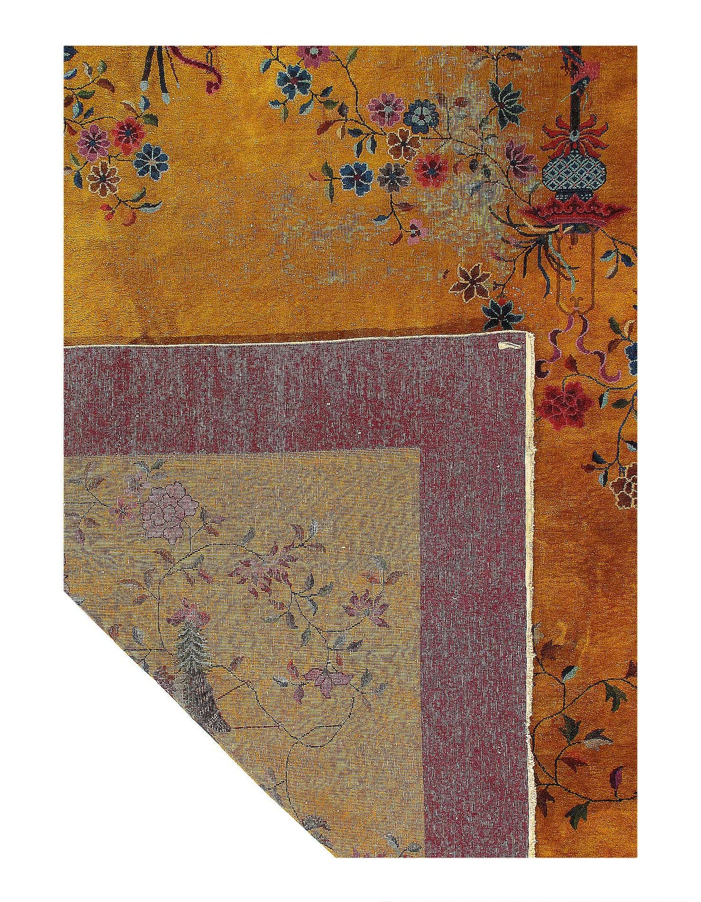 Canvello Antique Chinese Art Peking Rug - 9' X 12' - Canvello