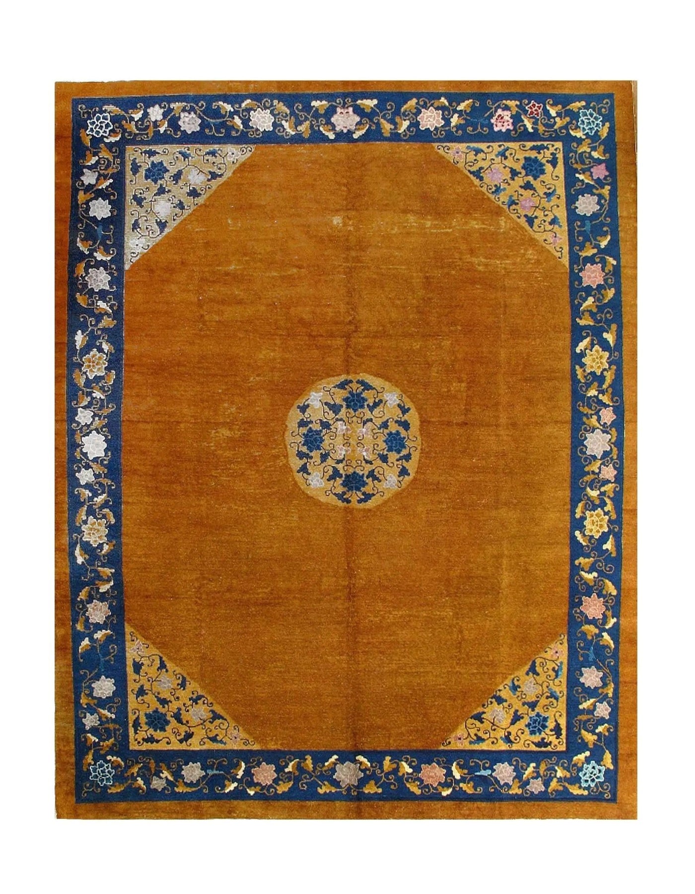 Canvello Antique Chinese Brown Rug - 9' X 12' - Canvello