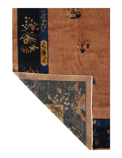 Canvello Antique Chinese Colorful Rugs For Living Room - 11'11'' X 17'6''