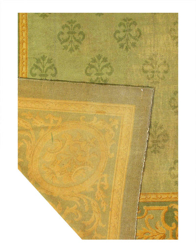 Canvello Antique Cica 1880 Donegal Green Handmade Spain Rug - 10'9'' X 16'5'' - Canvello