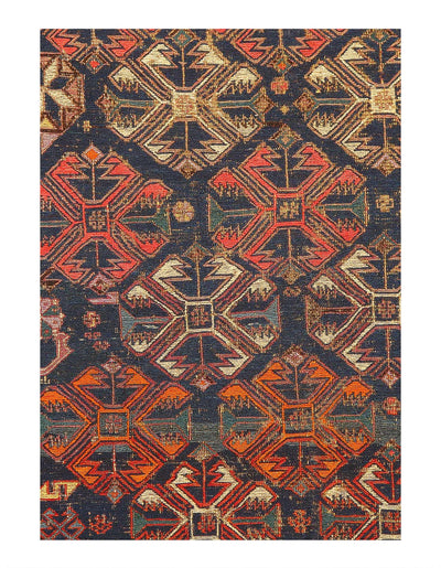 Canvello Antique circa 1880 Caucasian Sumak Rug - 5' X 9'4" - Canvello