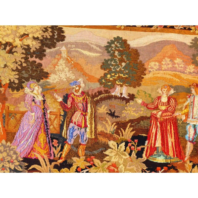 Canvello Antique French Floral Tapestry - 3'4" x 5' - Canvello