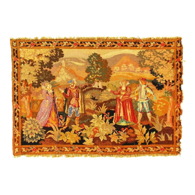 Canvello Antique French Floral Tapestry - 3'4" x 5' - Canvello