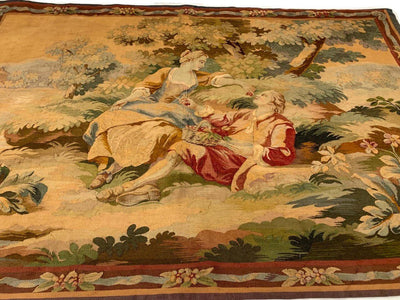 Canvello Antique French Tapestry - 3'6'' X 5'5''