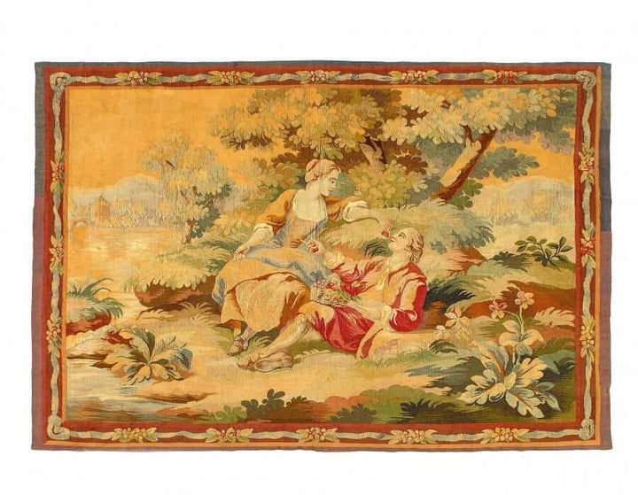 Canvello Antique French Tapestry - 3'6'' X 5'5''