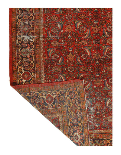 Canvello Antique Geometric Silkroad Mahal Rug - 8'4'' X 10'1'' - Canvello