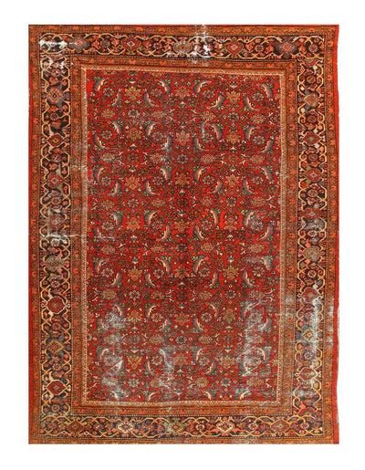 Canvello Antique Geometric Silkroad Mahal Rug - 8'4'' X 10'1'' - Canvello