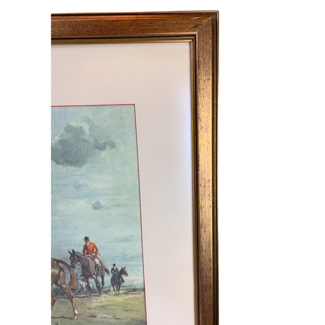 Canvello Antique Hand Colored The Bedale Hunt By Anson Martin Engraved by W H Simmons - Canvello