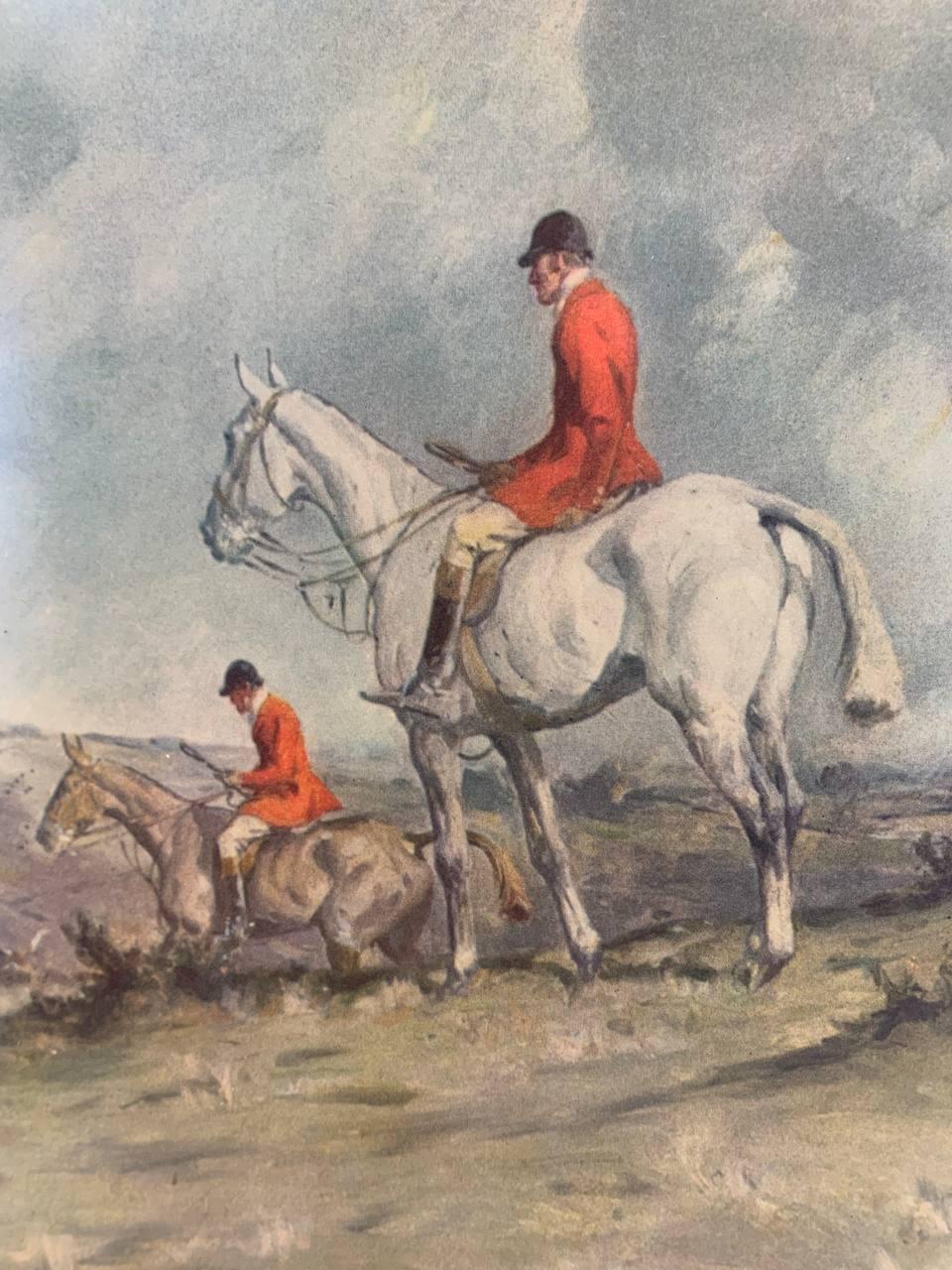 Canvello Antique Hand Colored The Bedale Hunt By Anson Martin Engraved by W H Simmons - Canvello