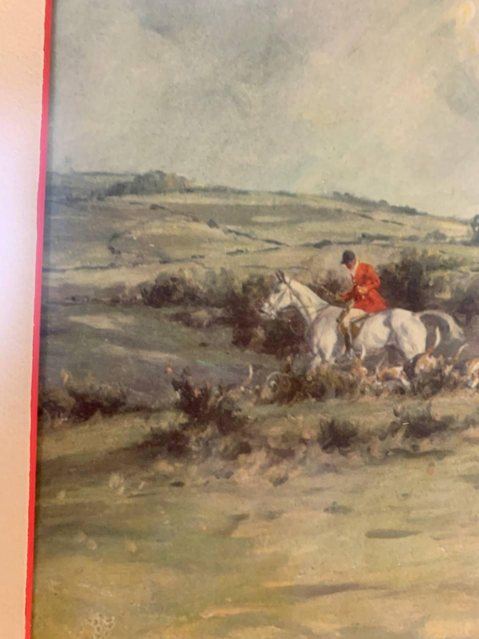 Canvello Antique Hand Colored The Bedale Hunt By Anson Martin Engraved by W H Simmons - Canvello