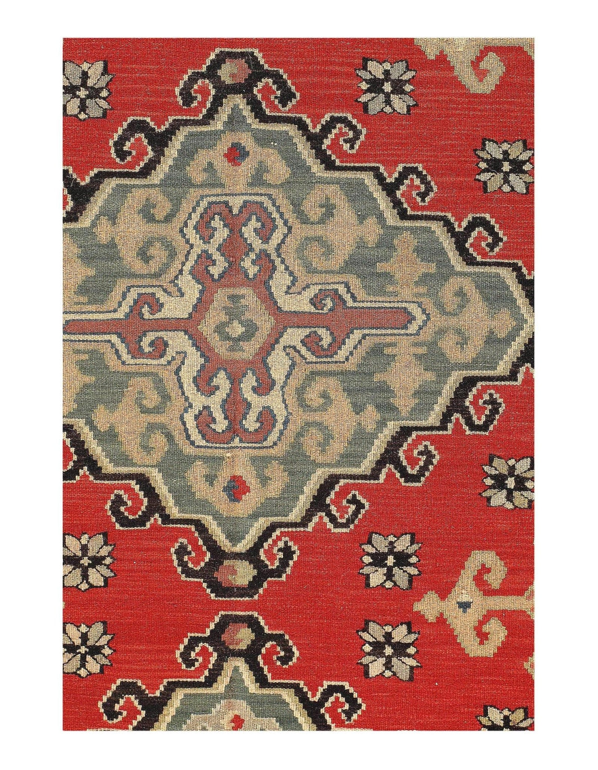 Canvello Antique Hand Knotted Red Rug - 5'9'' X 8'8'' - Canvello