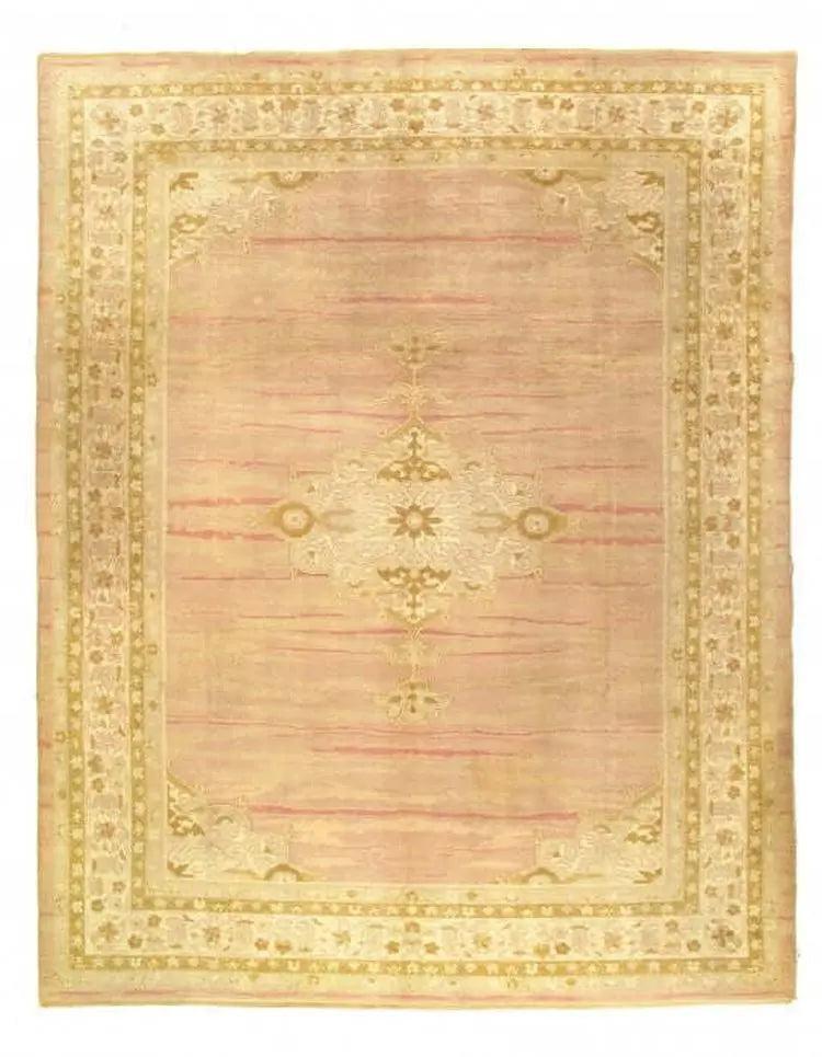 Canvello Antique Indian Amritsar Rug - 9'1'' X 11'11'' - Canvello