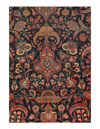 Canvello Antique Kashan Extra Large Living Room Rug - 11' X 17' - Canvello