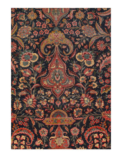 Canvello Antique Kashan Extra Large Living Room Rug - 11' X 17'