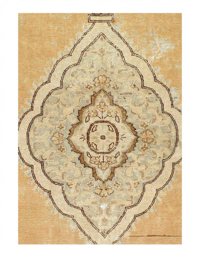 Canvello Antique Kerman Modern Beige Rug - 9' X 12'6'' - Canvello