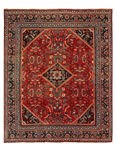 Canvello Antique Mahal Black Rug Living Room - 10'11'' X 13'9'' - Canvello