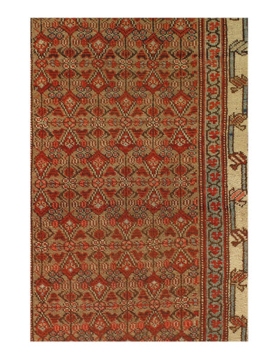 Canvello Antique Malayer Brown Runner Rugs - 3'3'' X 9'4'' - Canvello