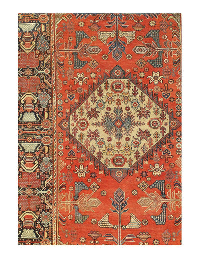 Canvello Antique Malayer Burnt Orange Rug - 4'1'' X 6'4'' - Canvello