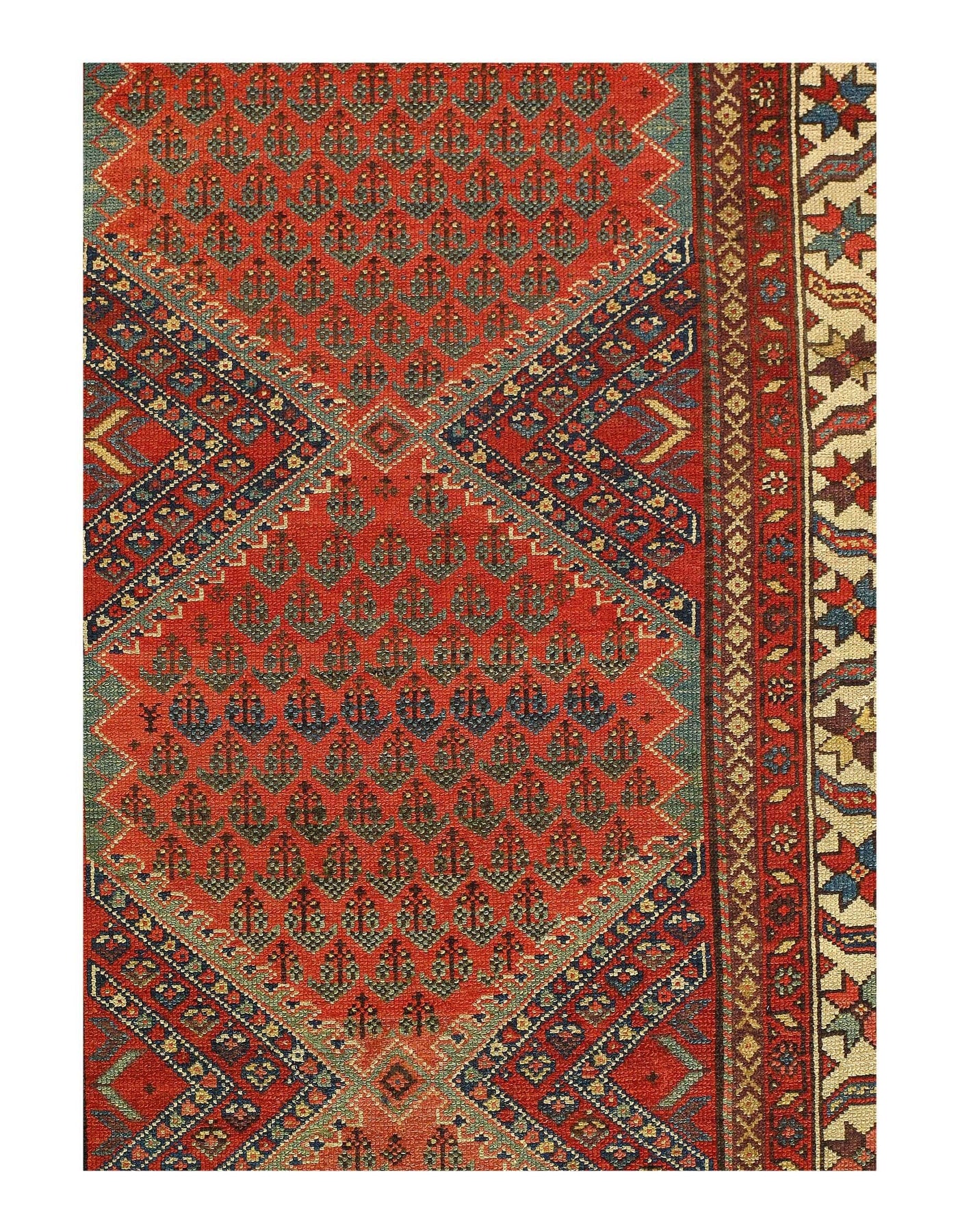 Canvello Antique Malayer Custom Runner Rugs - 3'6'' X 17'1''