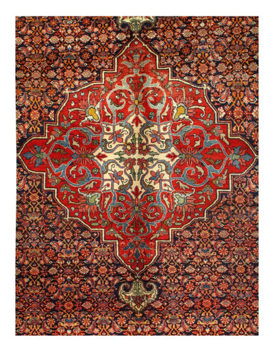 Canvello Antique Navy Silkroad Bidjar Rug - 9'4'' X 12'7'' - Canvello