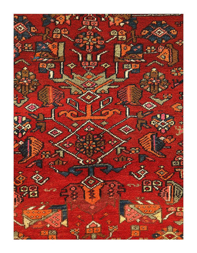 Canvello Antique North West Small Red Rug - 4'8'' X 6'4''