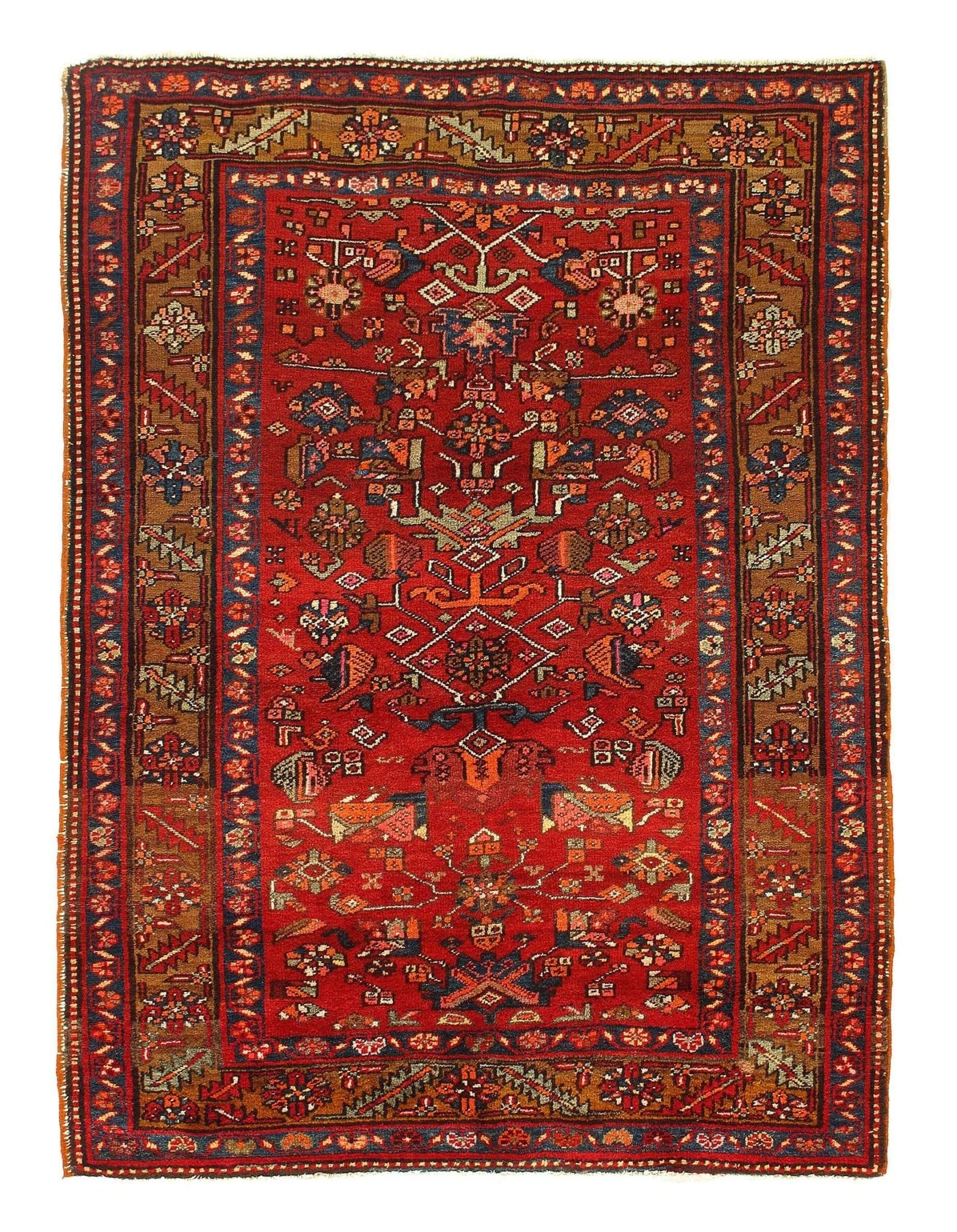 Canvello Antique North West Small Red Rug - 4'8'' X 6'4'' - Canvello