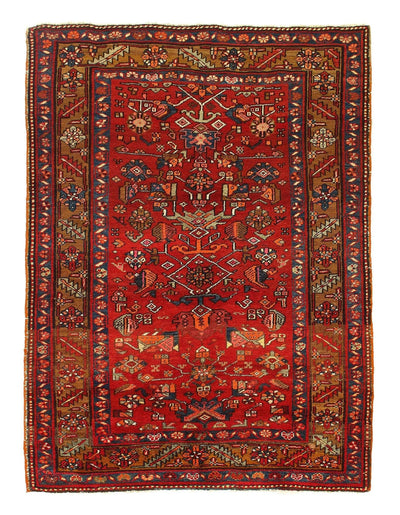 Canvello Antique North West Small Red Rug - 4'8'' X 6'4'' - Canvello