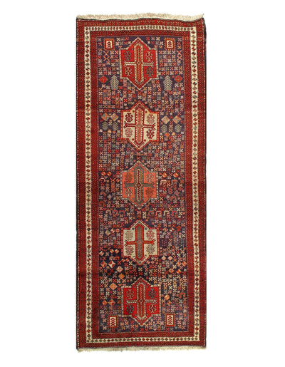 Canvello Antique North West Wool Runner Rugs - 3'8" X 9'8"
