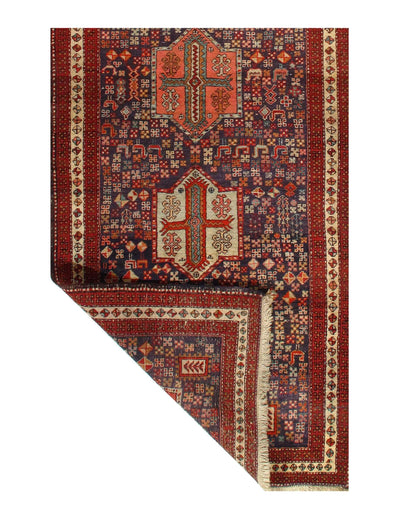 Canvello Antique North West Wool Runner Rugs - 3'8" X 9'8"
