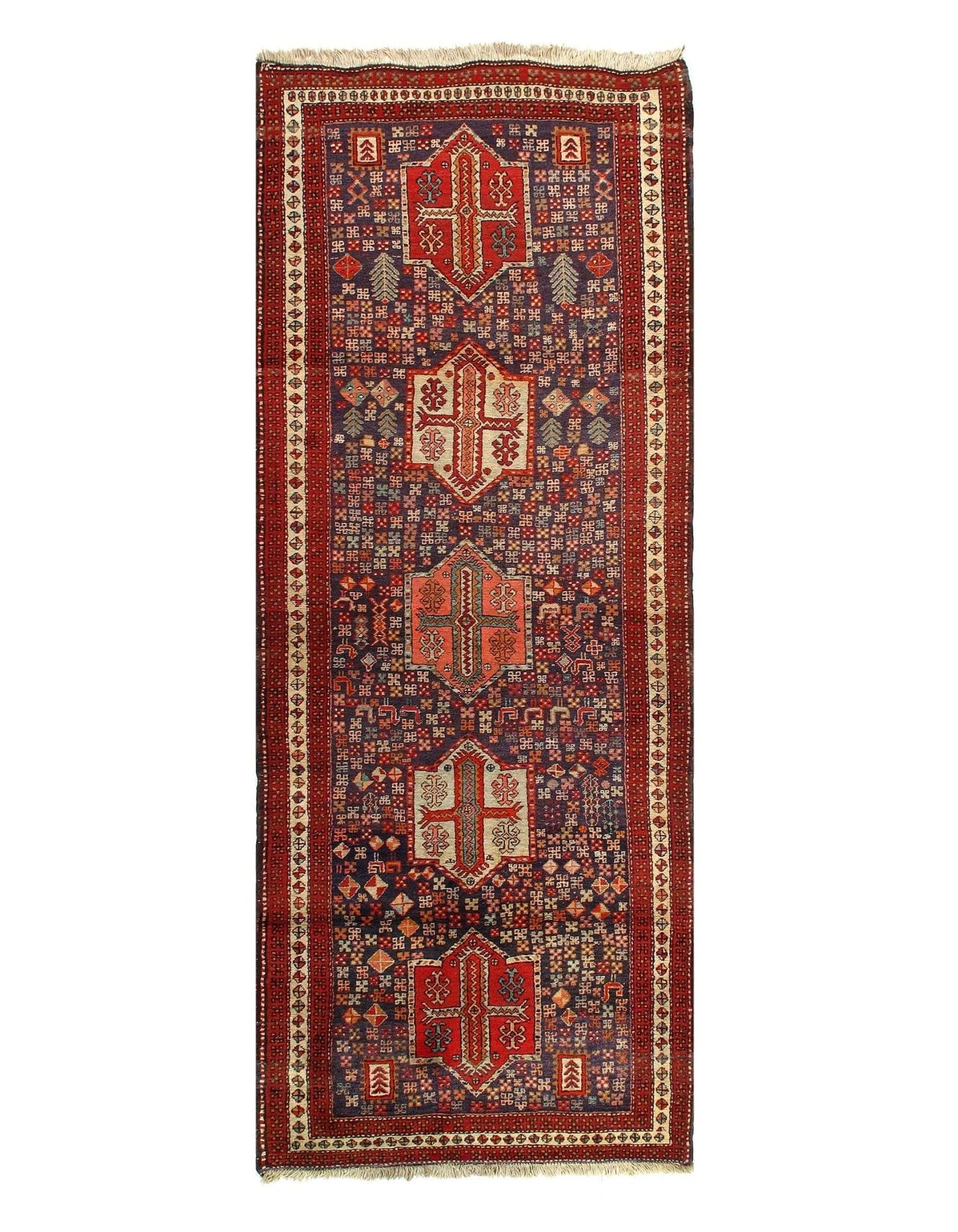 Canvello Antique North West Wool Runner Rugs - 3'8" X 9'8" - Canvello