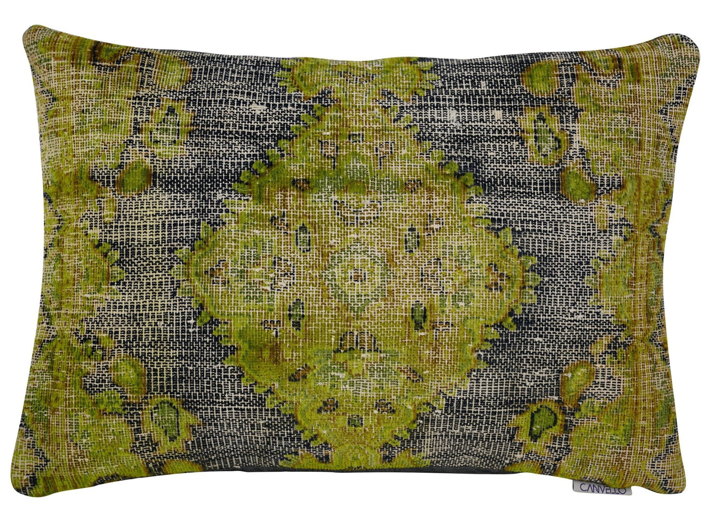 Canvello Antique Olive Green Throw Pillows - 16"x24" - Canvello