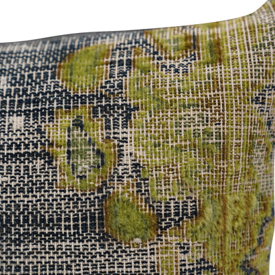 Canvello Antique Olive Green Throw Pillows - 16"x24" - Canvello