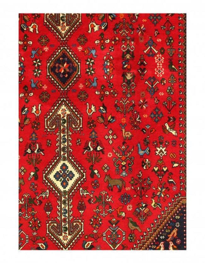 Canvello Antique Red Silkroad Afshar Rugs - 5' x 7' - Canvello