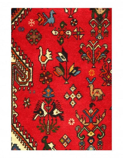 Canvello Antique Red Silkroad Afshar Rugs - 5' x 7' - Canvello