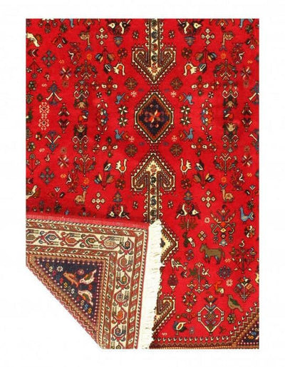 Canvello Antique Red Persian Afshar Rugs - 5' x 7'