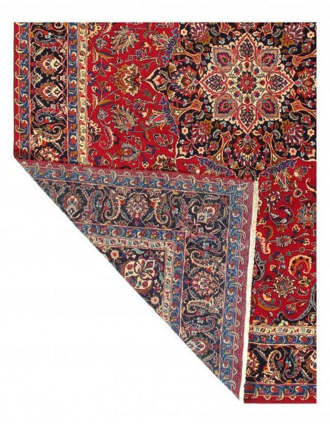 Canvello Antique Red Silkroad Mashad Rug - 9'7'' X 12'7'' - Canvello