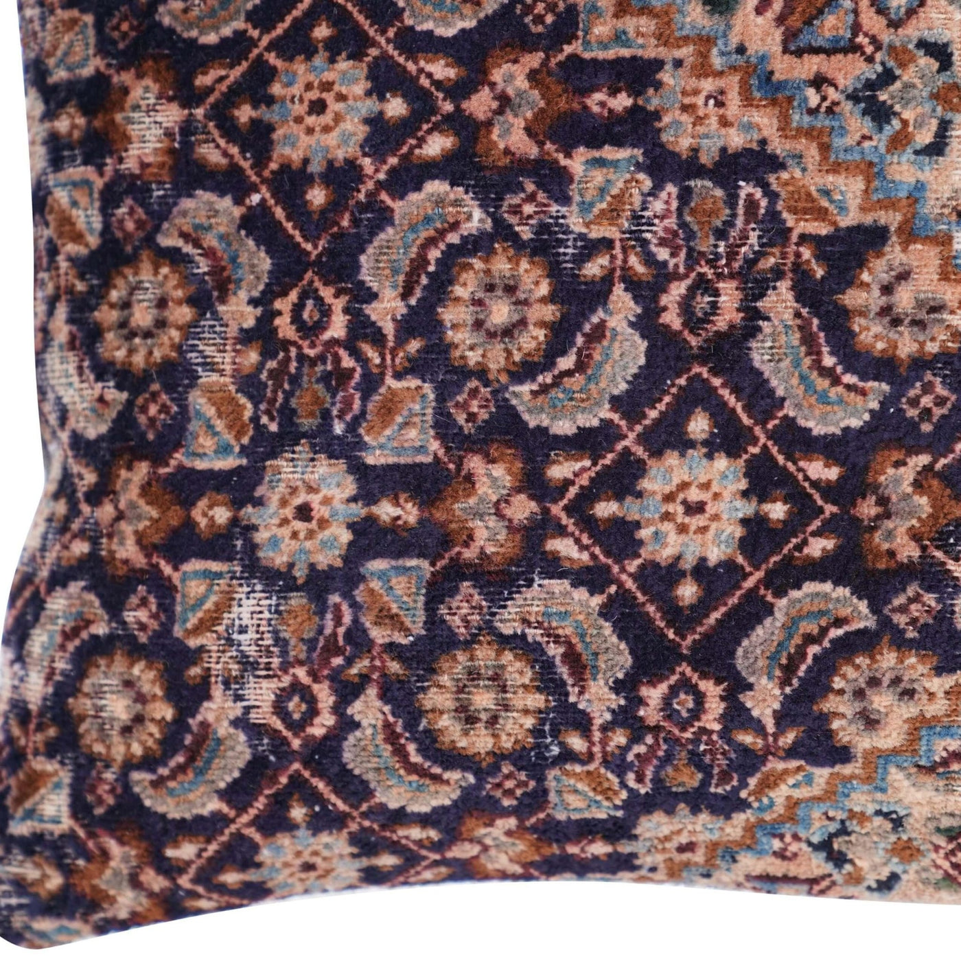 Canvello Antique Rug Navy Blue Cushion - 16"x24" - Canvello