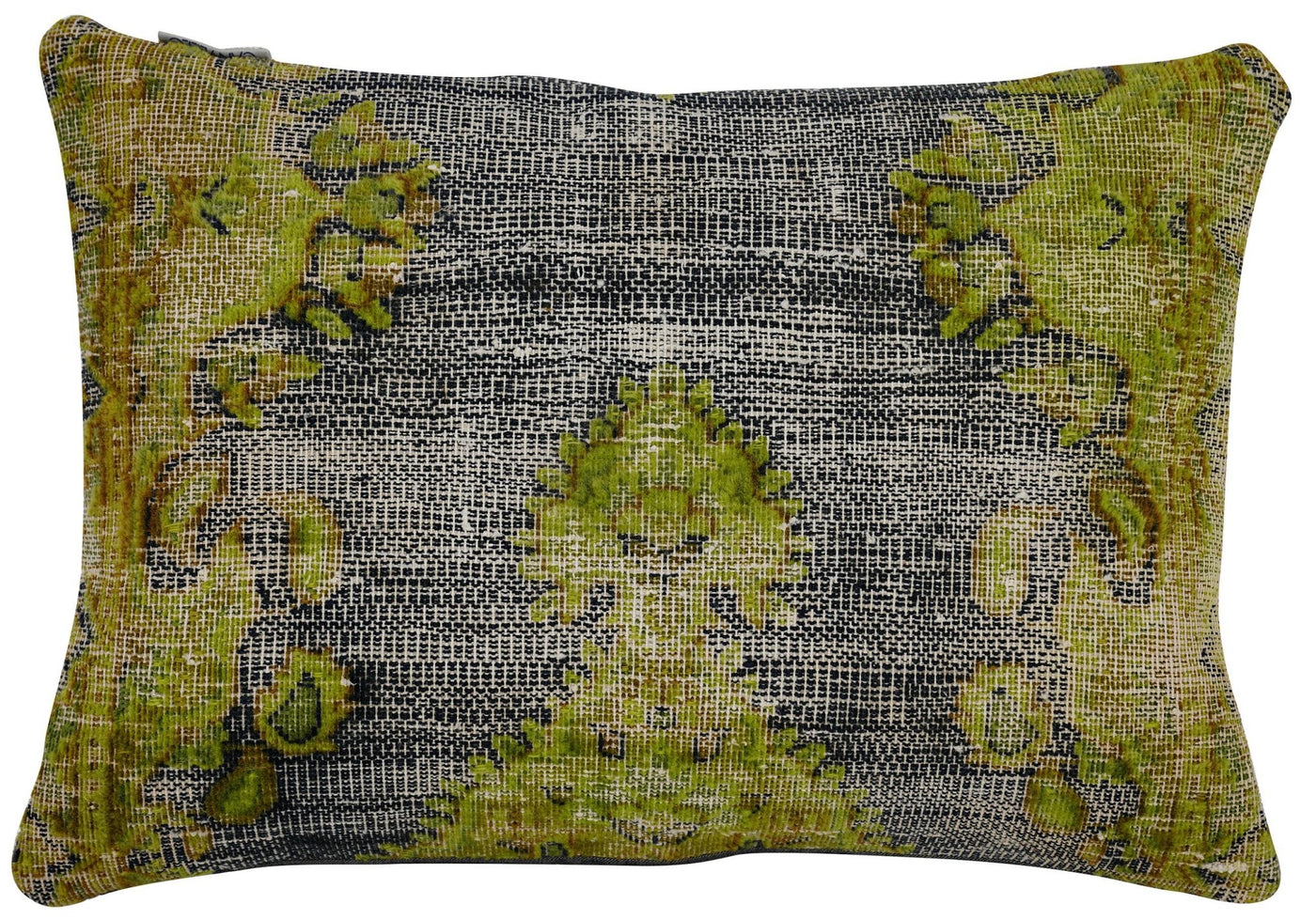 Canvello Antique Rug Olive Green Pillows - 16"x24" - Canvello