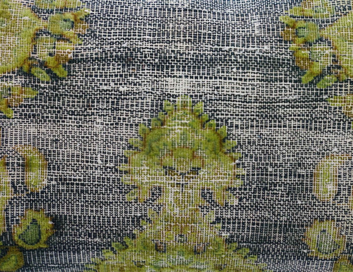 Canvello Antique Rug Olive Green Pillows - 16"x24" - Canvello