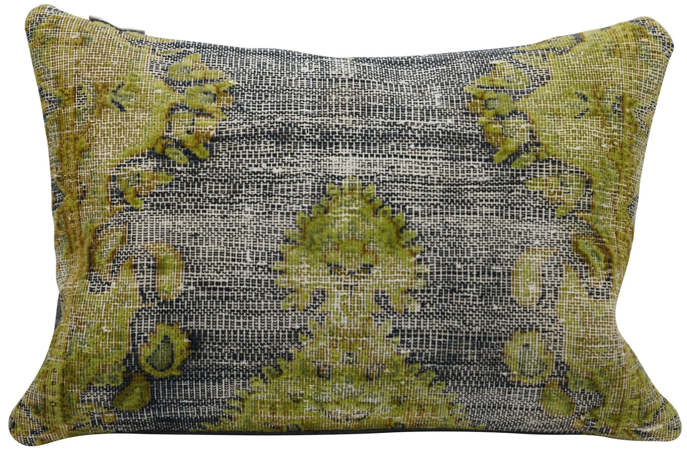 Canvello Antique Rug Olive Green Pillows - 16"x24" - Canvello