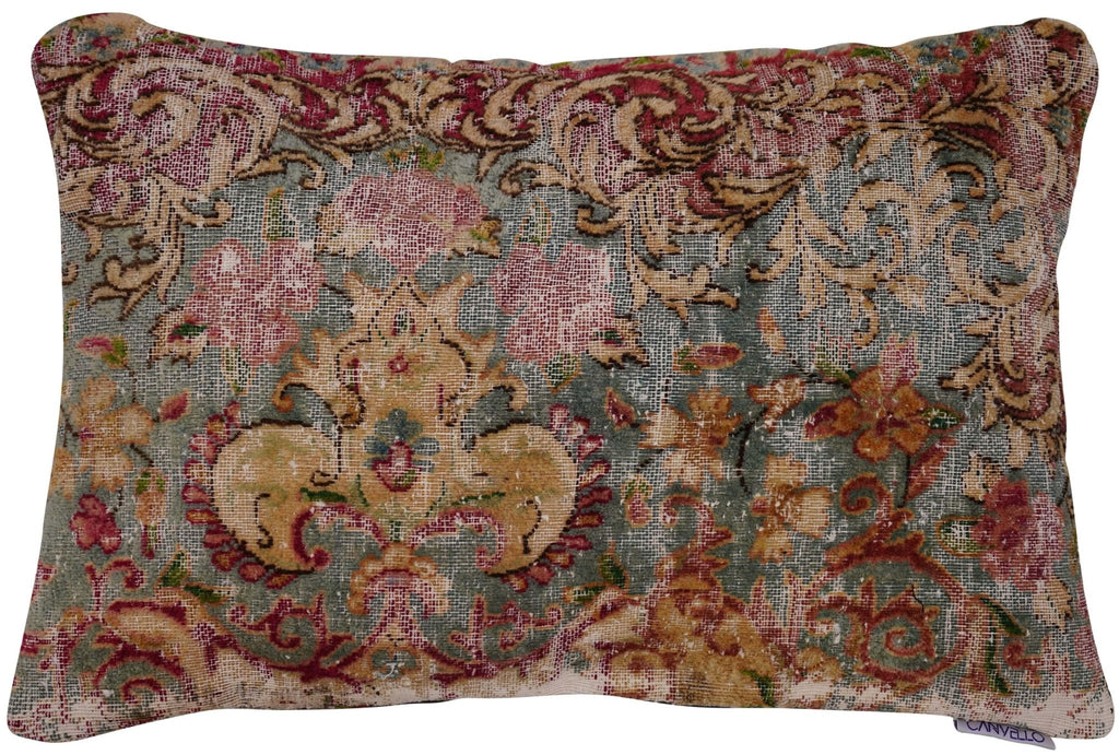 Canvello Antique Rug Organic Wool Pillow - Thumbnail 2
