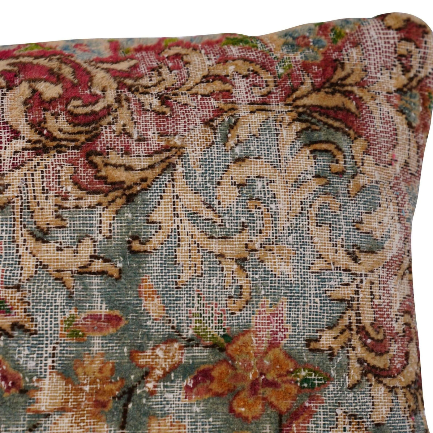 Canvello Antique Rug Organic Wool Pillow - 16"x24" - Canvello