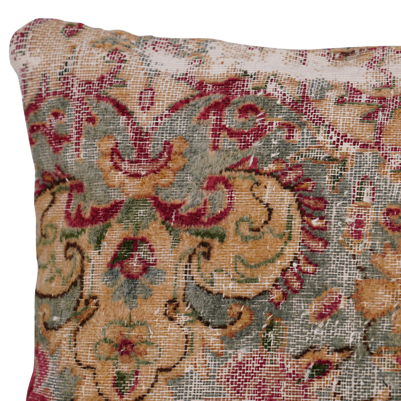 Canvello Antique Rug Sofa Cushion Covers With Zipper - 16"x24"