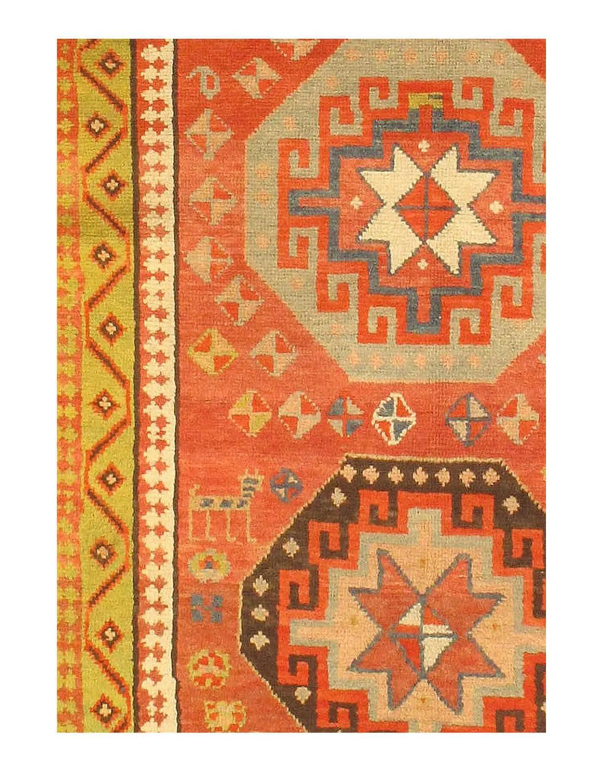 Canvello Antique Russian Kazak Rug - 3' X 5'6" - Canvello