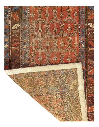 Canvello Antique Rust And Brown Rug For Living Room - 3'2'' X 5'11'' - Canvello